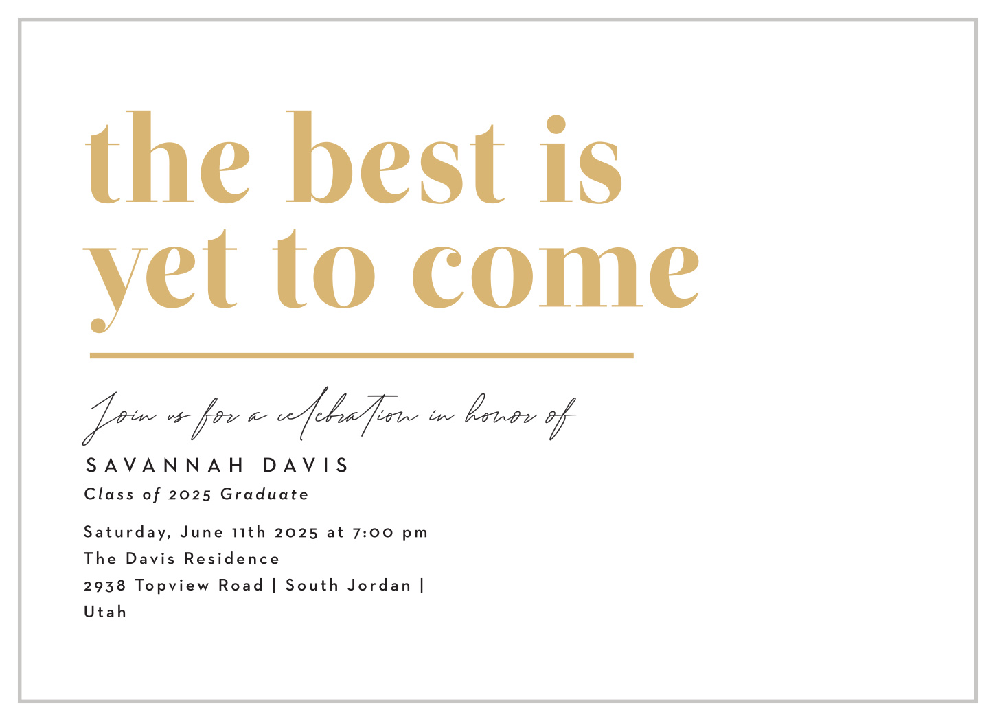 Best Future Graduation Invitations