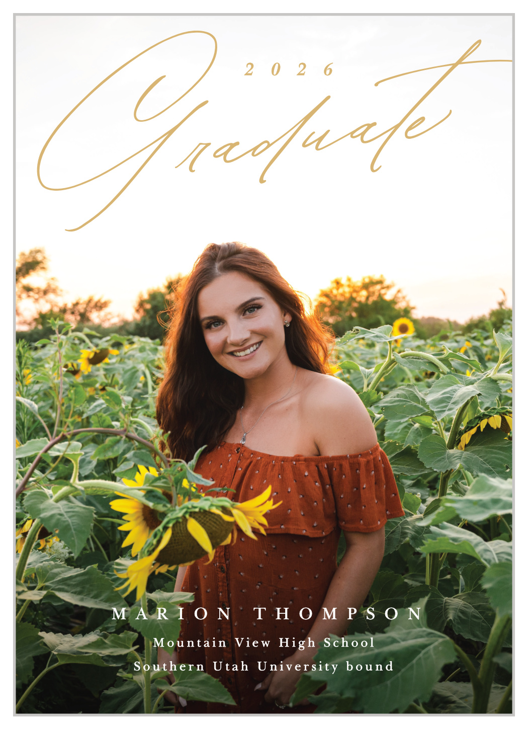 Signature Script Graduation Announcements