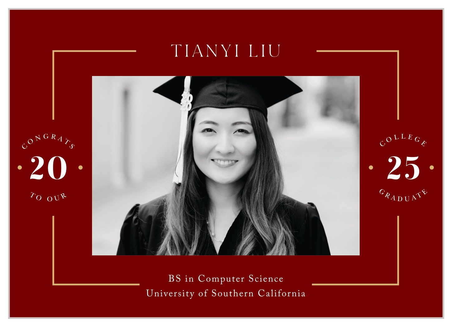 Frontline Frame Graduation Announcements