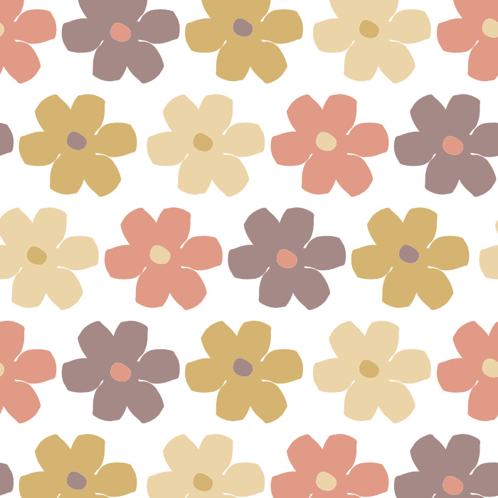 Create a garden accent for any room in your home with our Flower Dreams Peel And Stick Removable Wallpaper.