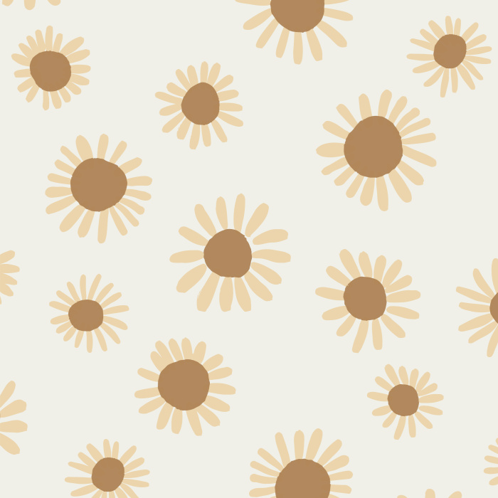 Our Handmade Sunflowers Peel And Stick Removable Wallpaper are sure to make a statement on any wall in your home.