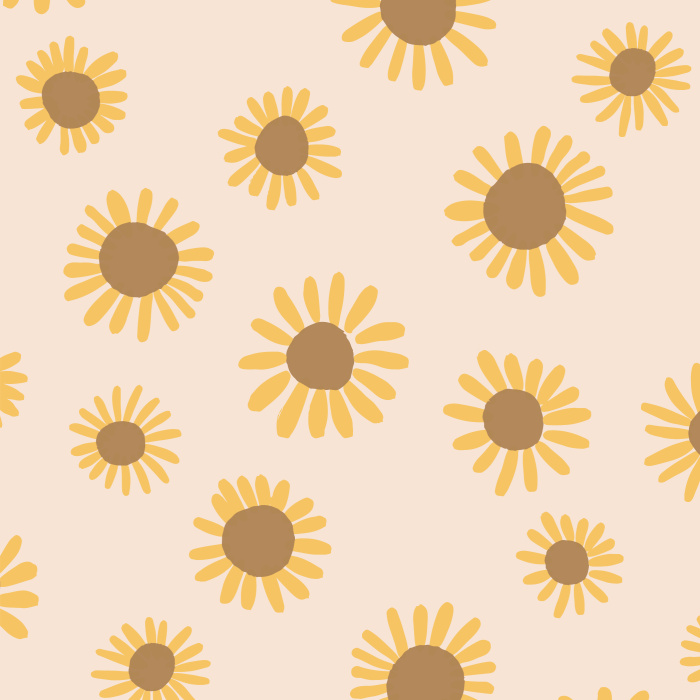 Our Handmade Sunflowers Peel And Stick Removable Wallpaper are sure to make a statement on any wall in your home.