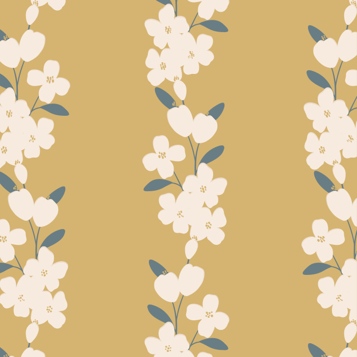 Our Gorgeous Cluster Peel And Stick Removable Wallpaper bring a touch of greenery to any wall in your home.