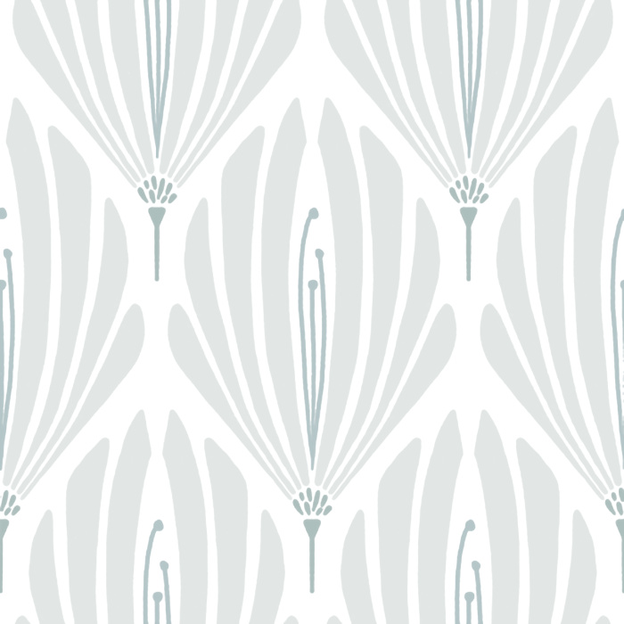 With it’s damask-like pattern of simplified floral shapes, our Fanning Florals Peel And Stick Removable Wallpaper is sure to make a statement on any wall.