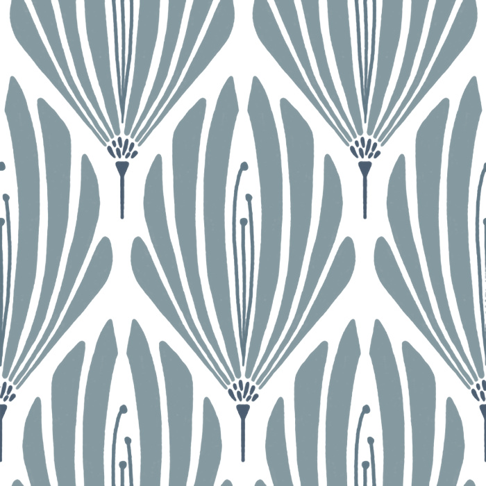 With it’s damask-like pattern of simplified floral shapes, our Fanning Florals Peel And Stick Removable Wallpaper is sure to make a statement on any wall.