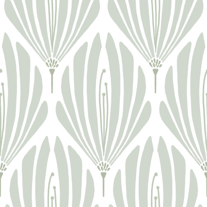 With it’s damask-like pattern of simplified floral shapes, our Fanning Florals Peel And Stick Removable Wallpaper is sure to make a statement on any wall.