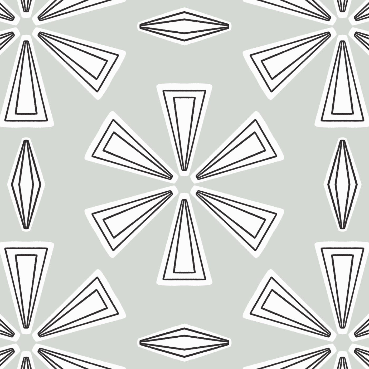 Geometric Twist Wallpaper