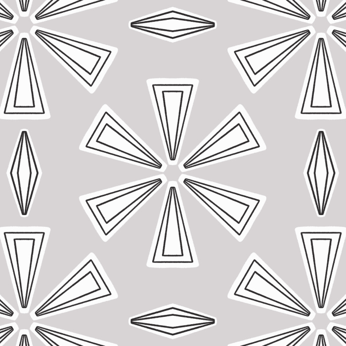 Add an abstract accent wall anywhere in your home with our Geometric Twist Peel And Stick Removable Wallpaper.