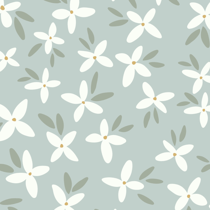 Add a touch of nature to your walls with our Starflower Sprinkle Peel And Stick Removable Wallpaper.
