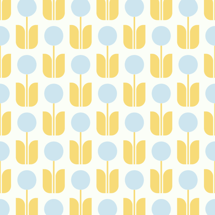 Add some vintage flair to any wall with the geometric flower design of our Mod Blossoms Peel And Stick Removable Wallpaper.