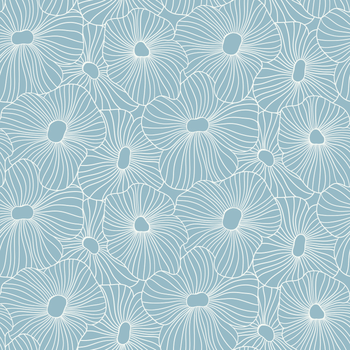 Our Outlined Florals Peel And Stick Removable Wallpaper bring the look of a blossoming garden to any wall in your home.