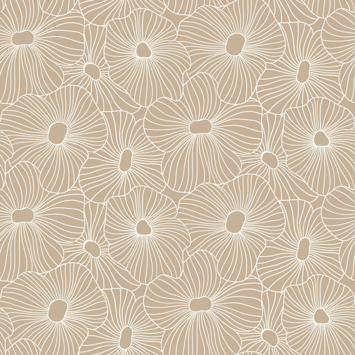 Our Outlined Florals Peel And Stick Removable Wallpaper bring the look of a blossoming garden to any wall in your home.