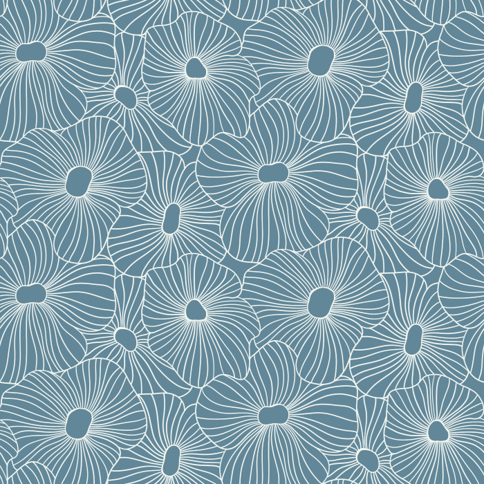 Our Outlined Florals Peel And Stick Removable Wallpaper bring the look of a blossoming garden to any wall in your home.