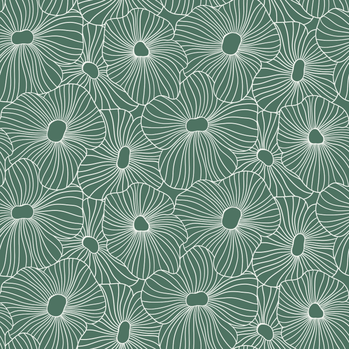 Our Outlined Florals Peel And Stick Removable Wallpaper bring the look of a blossoming garden to any wall in your home.