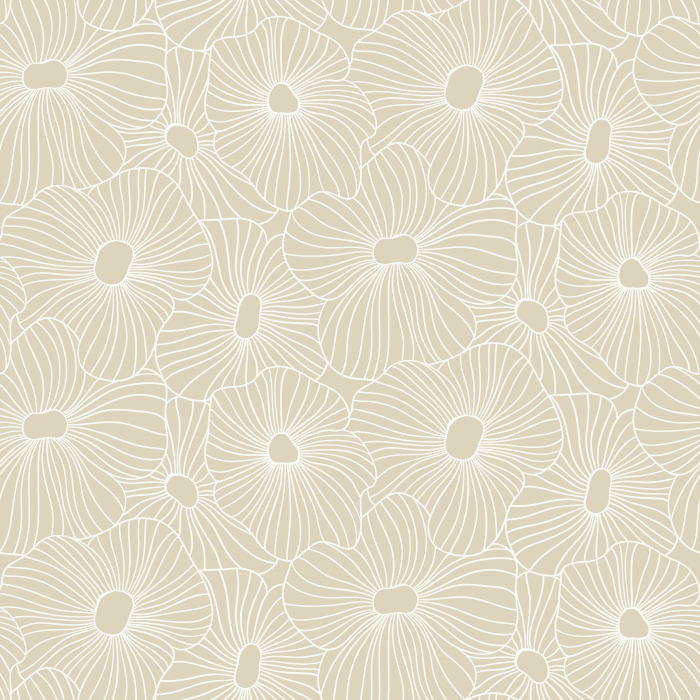 Our Outlined Florals Peel And Stick Removable Wallpaper bring the look of a blossoming garden to any wall in your home.