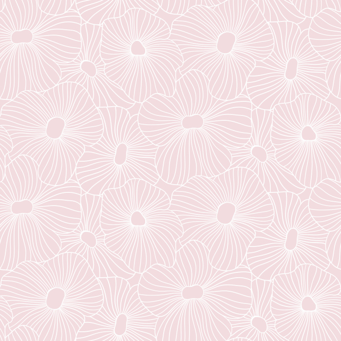 Our Outlined Florals Peel And Stick Removable Wallpaper bring the look of a blossoming garden to any wall in your home.