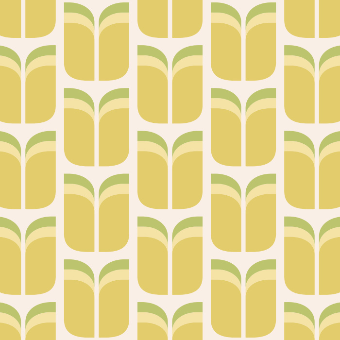 With its simple patten of geometric flowers, our Mod Tulip Peel And Stick Removable Wallpaper is a great way to add a retro vibe to any room.