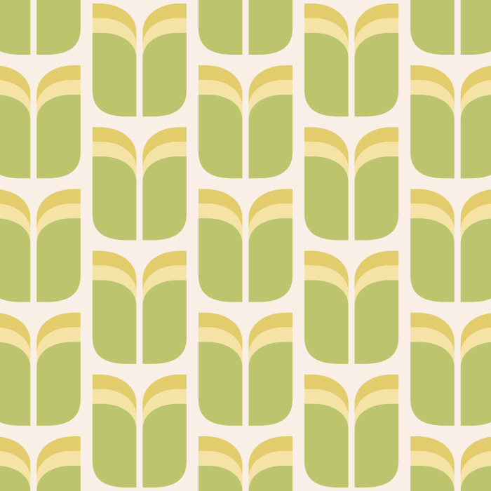 With its simple patten of geometric flowers, our Mod Tulip Peel And Stick Removable Wallpaper is a great way to add a retro vibe to any room.