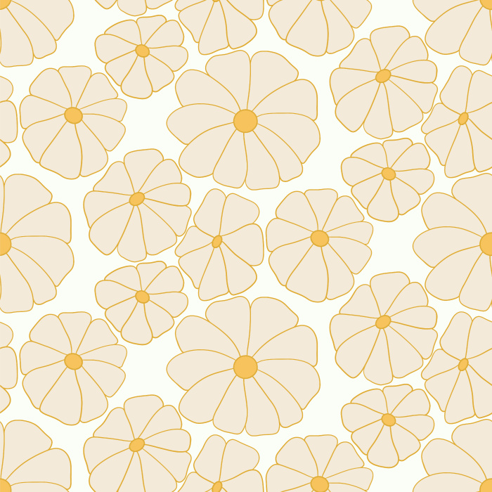 Create the perfect throwback with our Groovy Garden Peel and Stick Removable Wallpaper.
