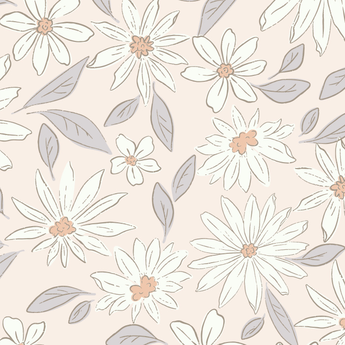 Bring the feel of a garden to Chrysanthemum Cottage Peel And Stick Removable Wallpaper. 