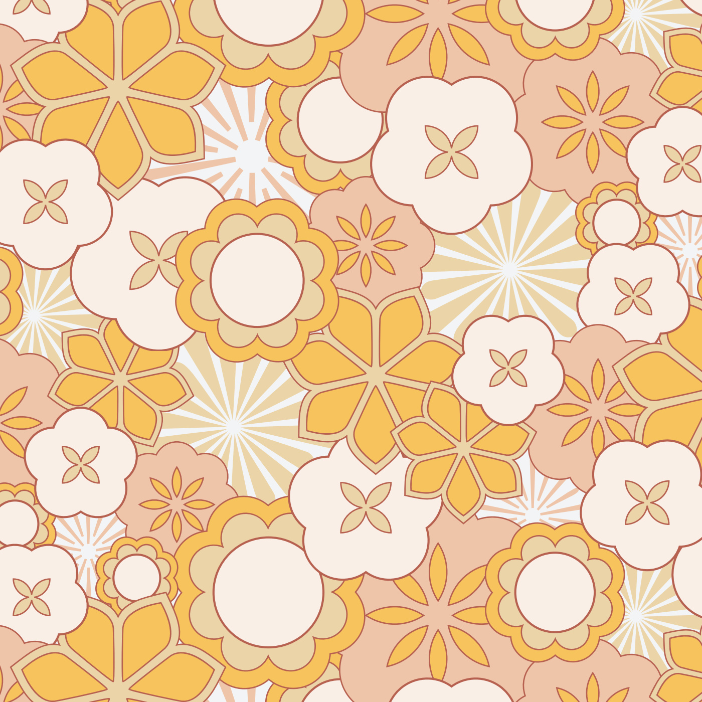 Graphic Garden Wallpaper