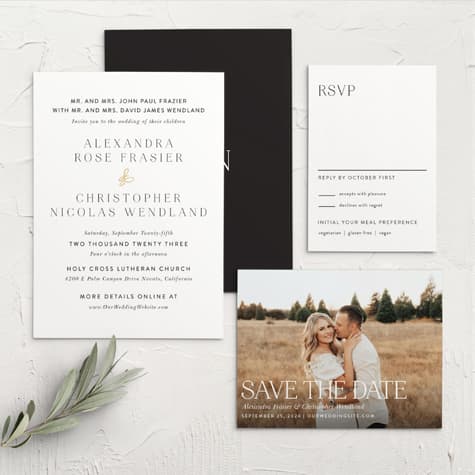 Simply Classy Wedding Invitations