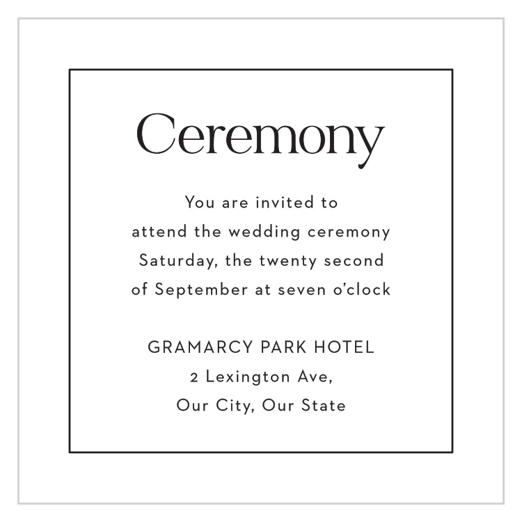 Love Space Ceremony Cards