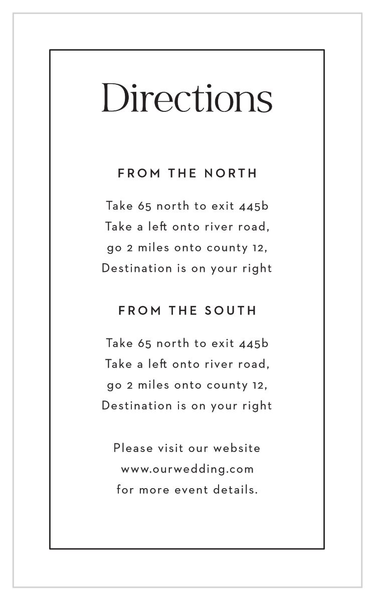 Love Space Direction Cards