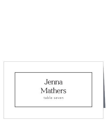 Guests will easily find their seats with the help of our Love Space Place Cards.