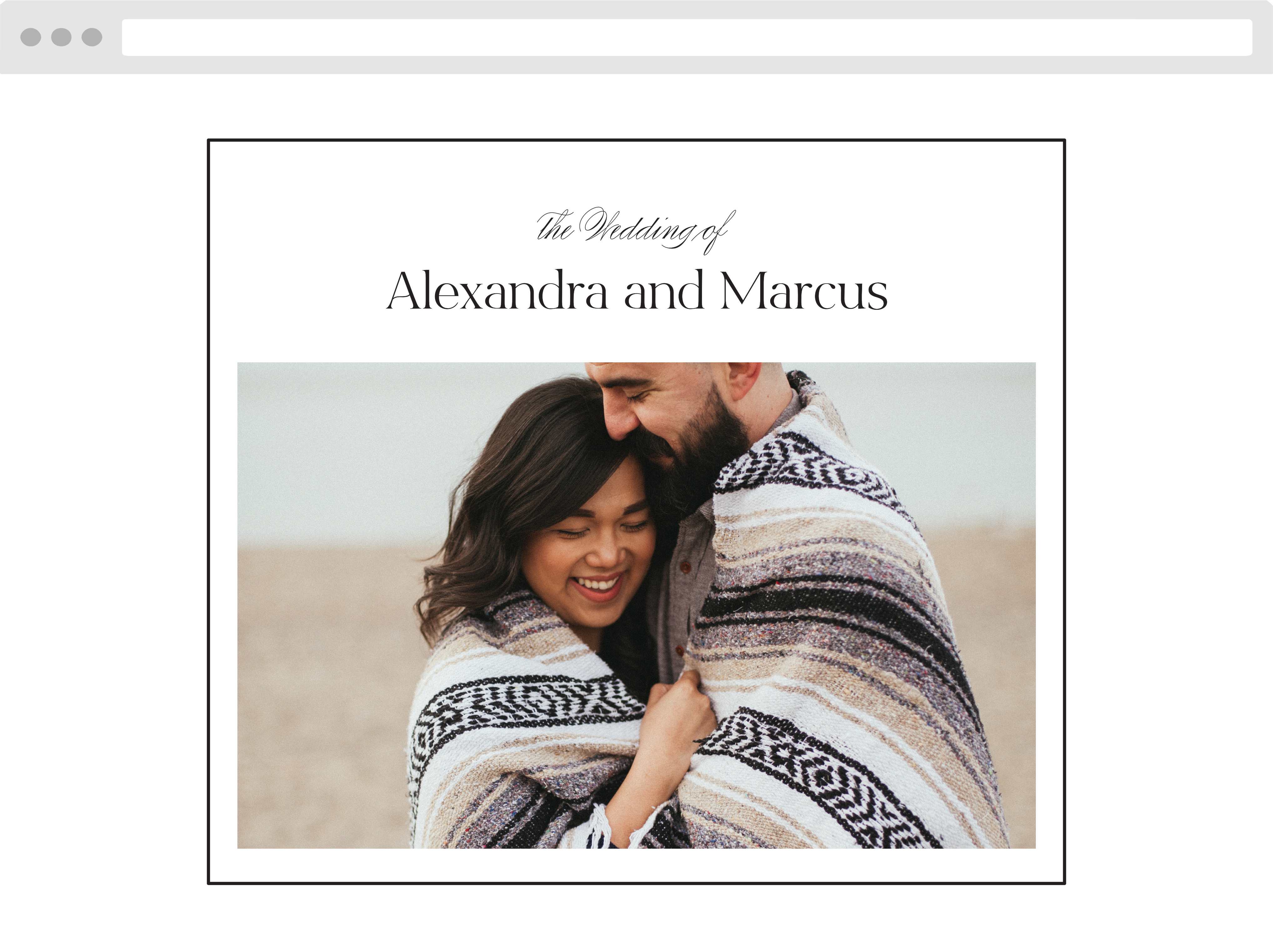 Love Space Wedding Website