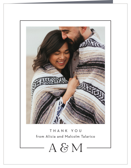 Our Love Space Wedding Thank You Cards share your gratitude for the support and presence of loved ones on your big day.