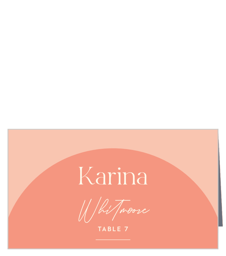 Fresh Type Place Cards