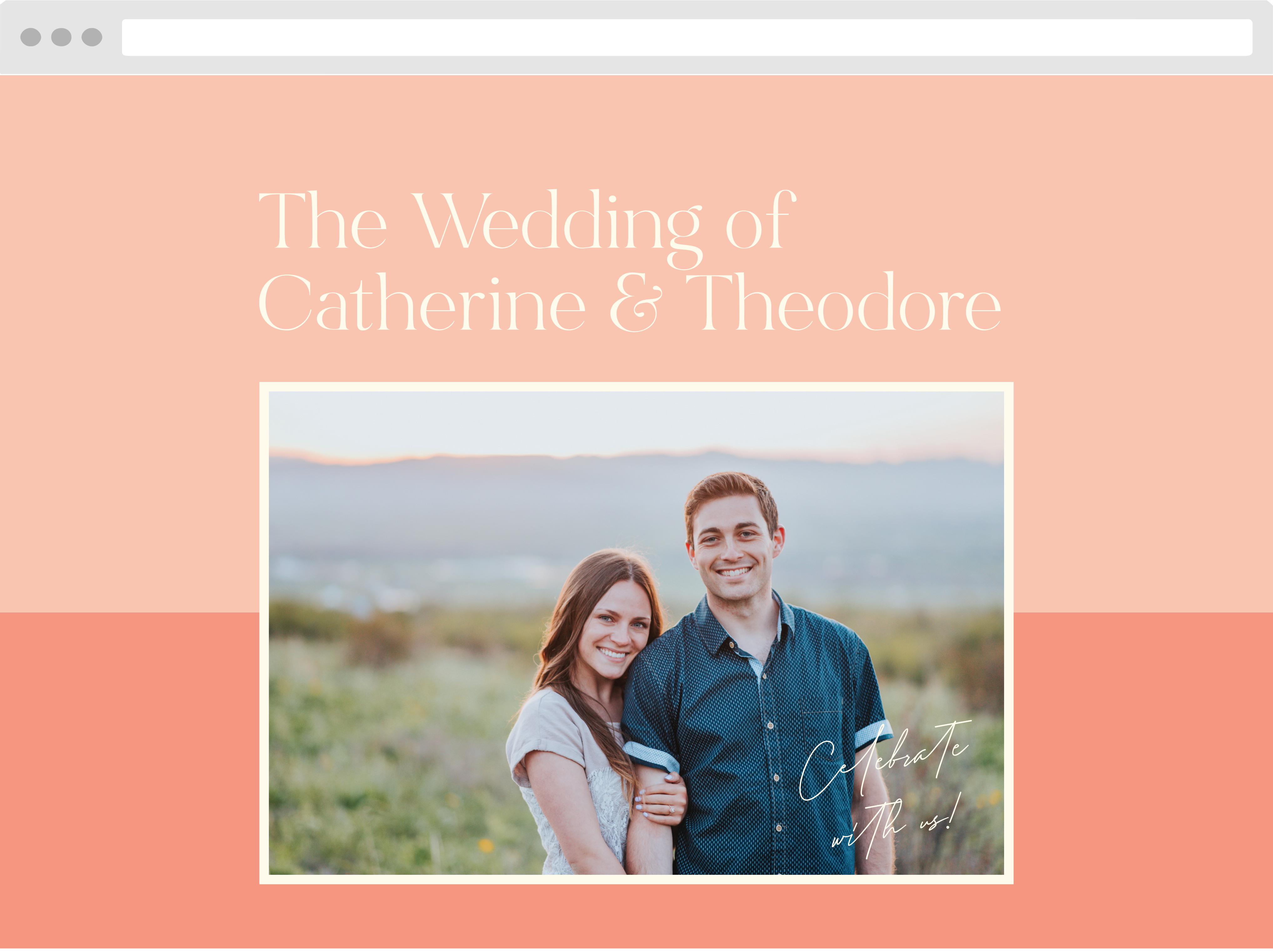 Fresh Type Wedding Website