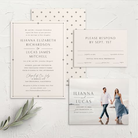 Ilianna Elegance Wedding Invitations