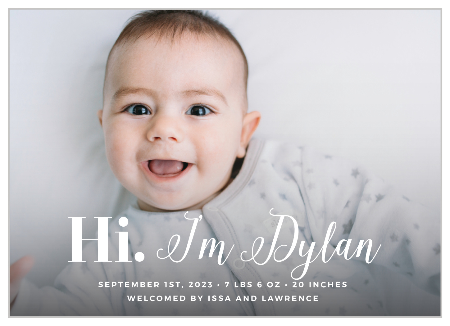 Hi There Birth Announcements
