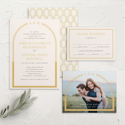 You & Me Wedding Invitations