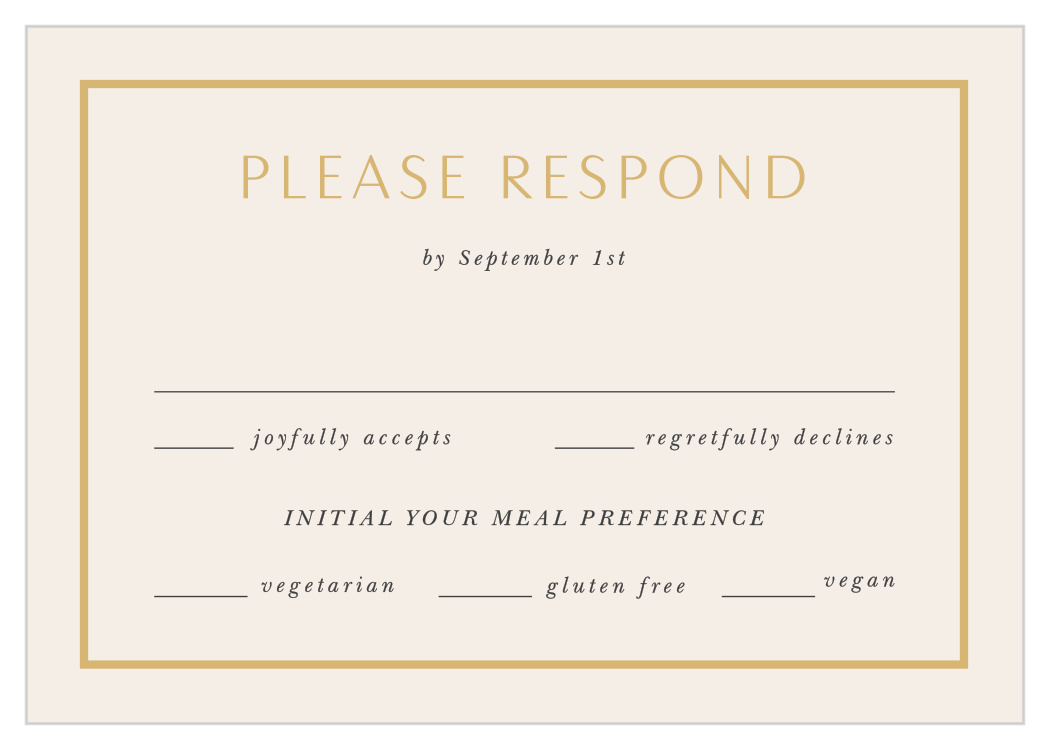 You & Me Response Cards