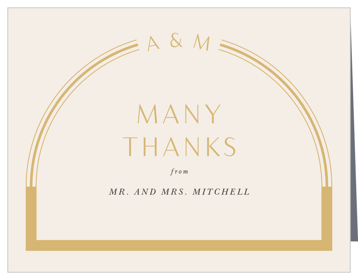 You & Me Wedding Thank You Cards