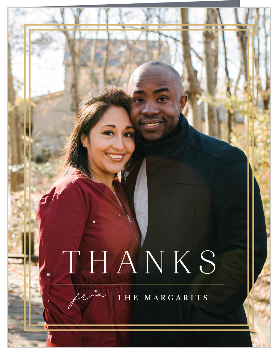 Alluring Aubrey Wedding Thank You Cards