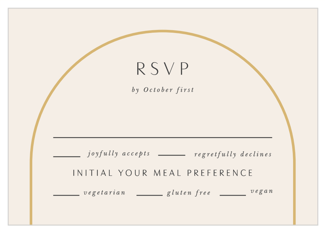 Modern Arch Response Cards