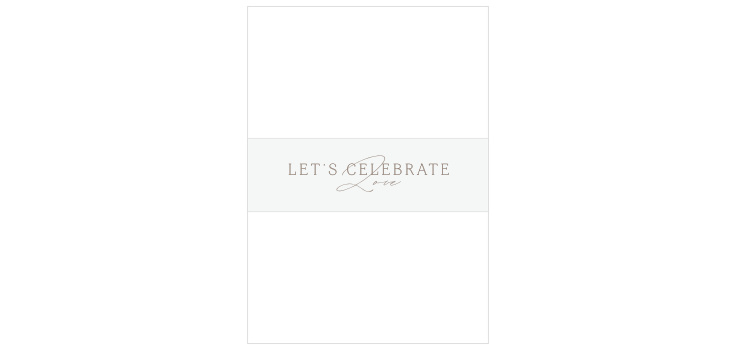 Romantic Type Wedding Belly Bands