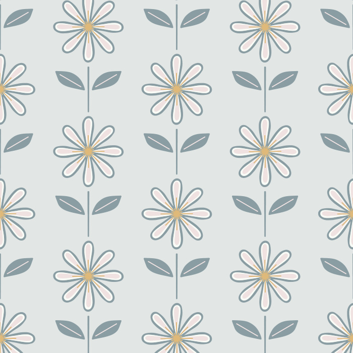 Our Retro Daisy Peel And Stick Removable Wallpaper is sure to create the perfect accent wall anywhere in your home.