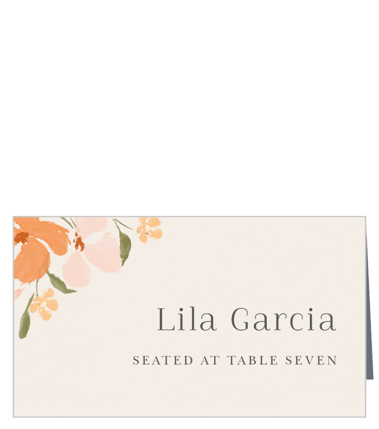 Colorful Cosmos Place Cards