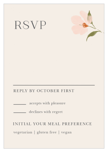 Gather your information in chic style with our Colorful Cosmos Response Cards. 