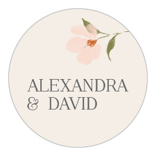 Share your information in chic style with our Colorful Cosmos Wedding Stickers.