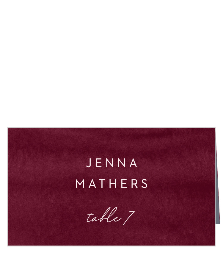Watercolor Mood Place Cards