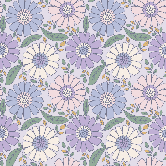 Add a bright garden to any wall in your home with our Colorful Daisies Peel And Stick Removable Wallpaper.