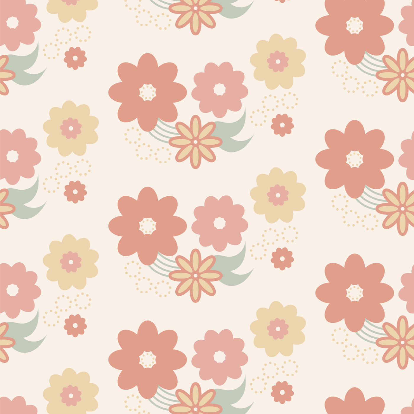 Playful Florals Peel And Stick Removable Wallpaper | Love vs. Design