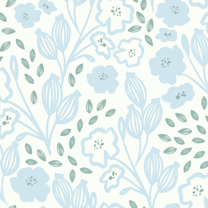 Our Nostalgic Floret Peel And Stick Removable Wallpaper add a lovely touch of greenery to any room in your home.
