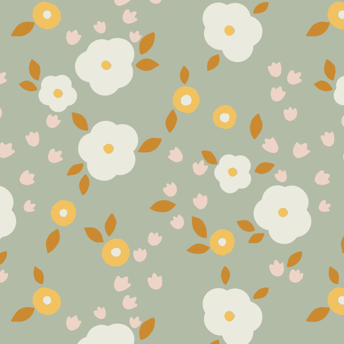 Bring the feel of the outdoors to any wall in your house with our Spring Breeze Peel And Stick Removable Wallpaper.